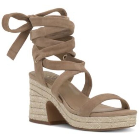 Vince Camuto Roreka Ankle-Tie Espadrille Pl Tortilla - Picture 1 of 2